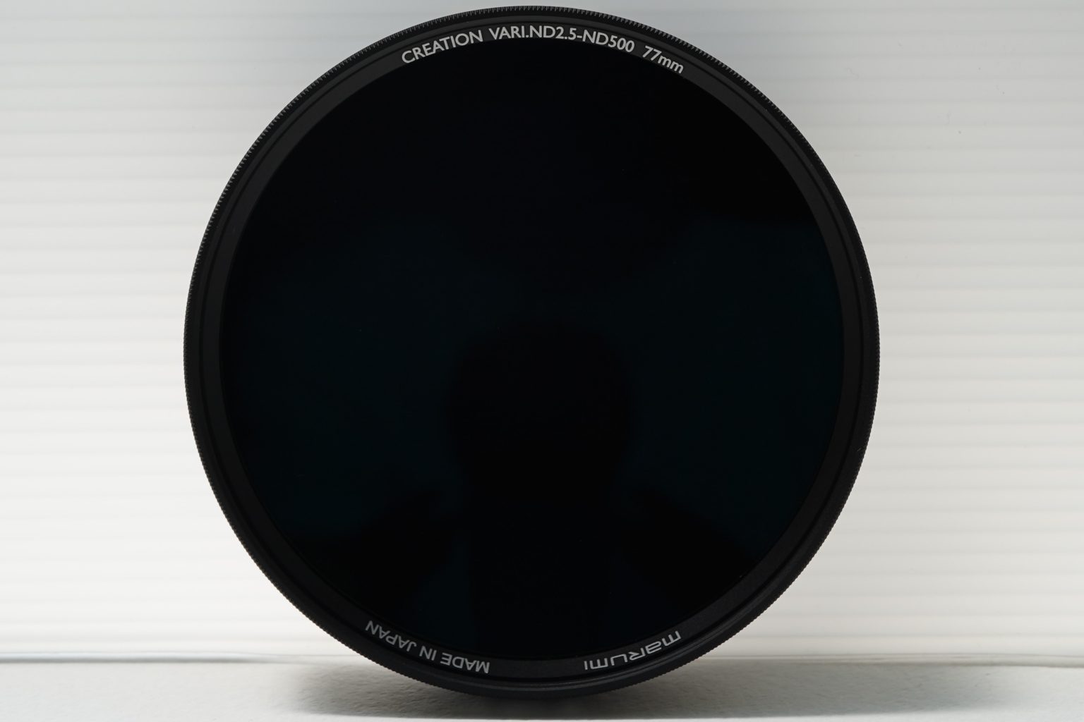 MARUMI Creation Vari-ND 2.5-500 – Filtro ND Variabile 77mm, Da 1.5 A 9 Stop, Multistrato, Antistatico, Giapponese, Per Foto E Video