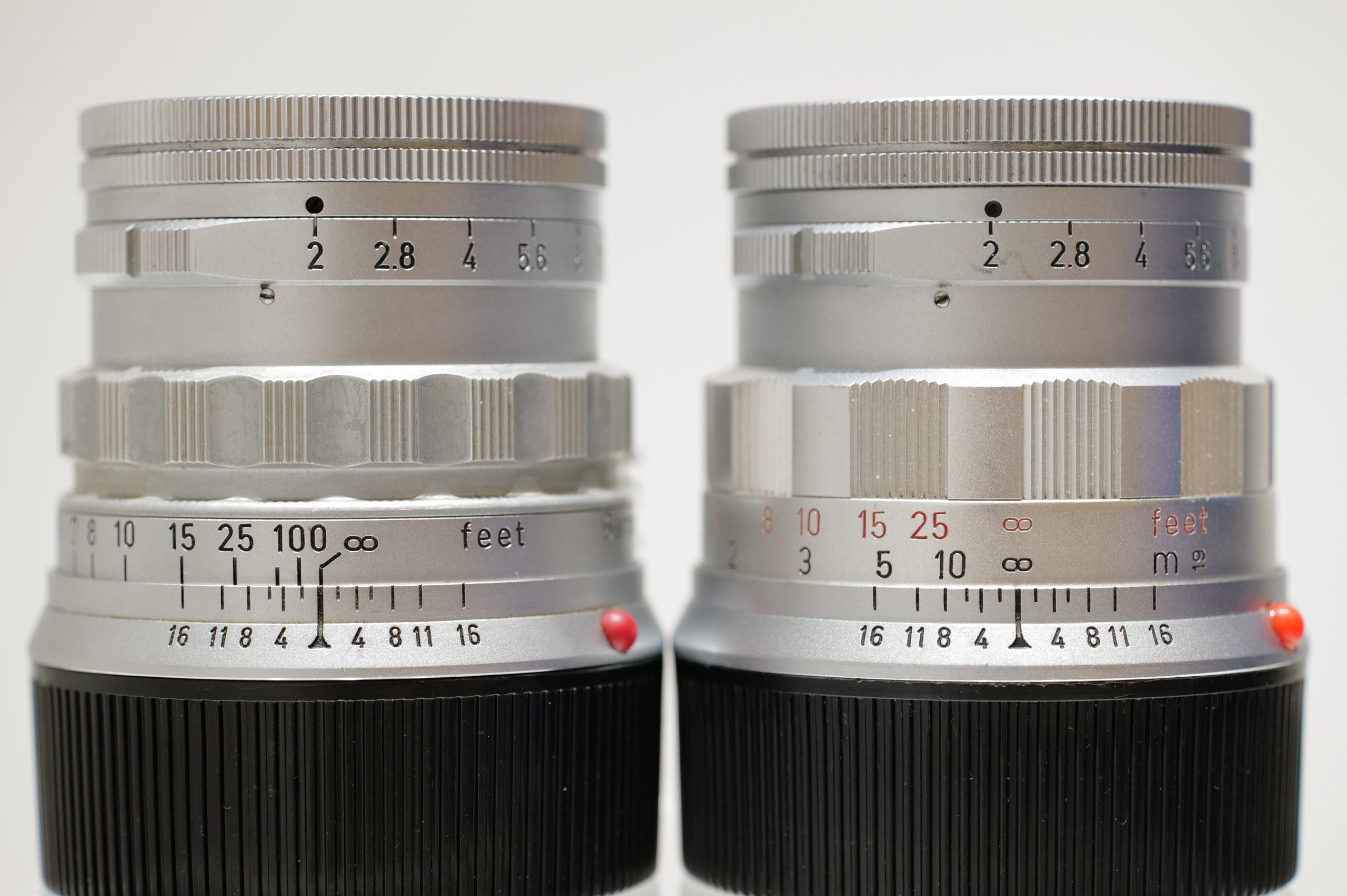 ライカ Leica ズミクロン 50mm F2 沈胴 Mマウント純正フード付