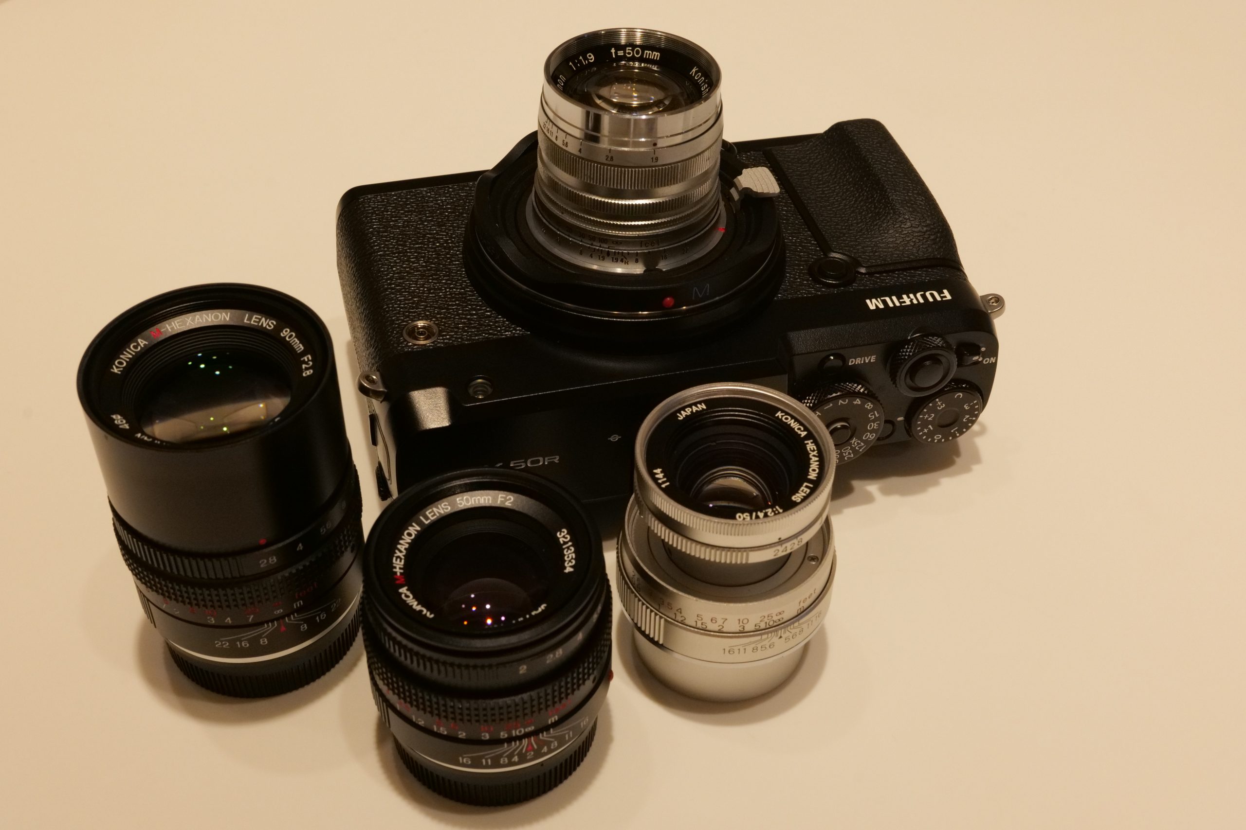 コニカ ヘキサノン KONICA M-HEXANON 50mm F2 - カメラ