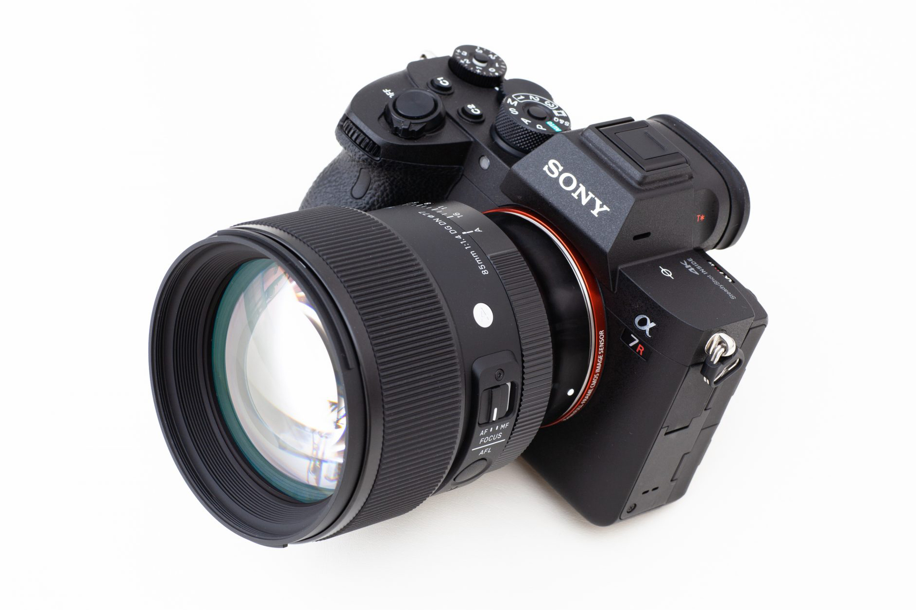 SIGMA シグマ 85mm F1.4 DG DN ソニーE用 付属品完備 元箱 - レンズ(単 ...