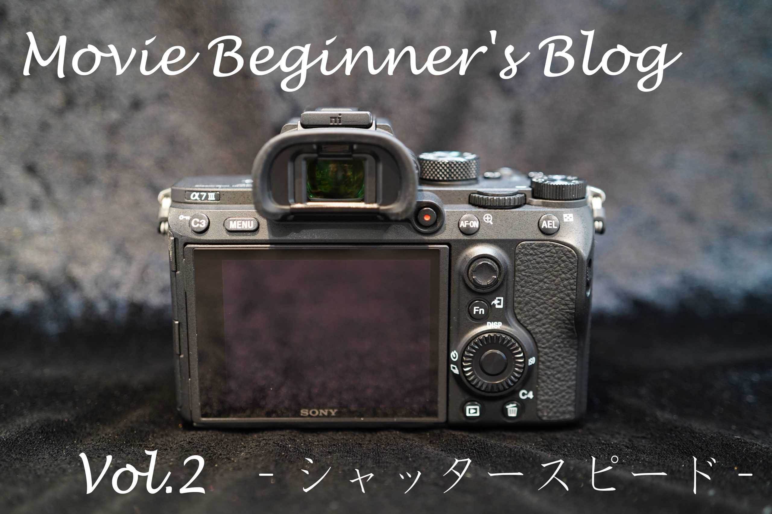 【SONY】Movie Beginner’s Blog Vol.2 -シャッタースピード-