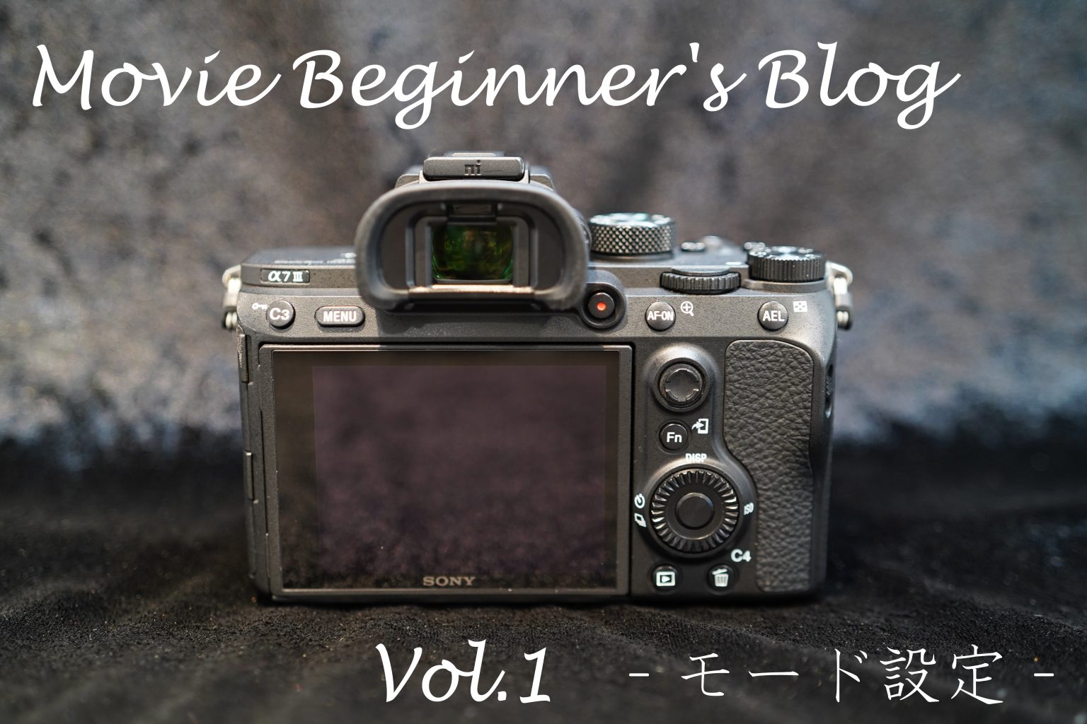 【SONY】Movie Beginner’s Blog Vol.1 -モード設定-