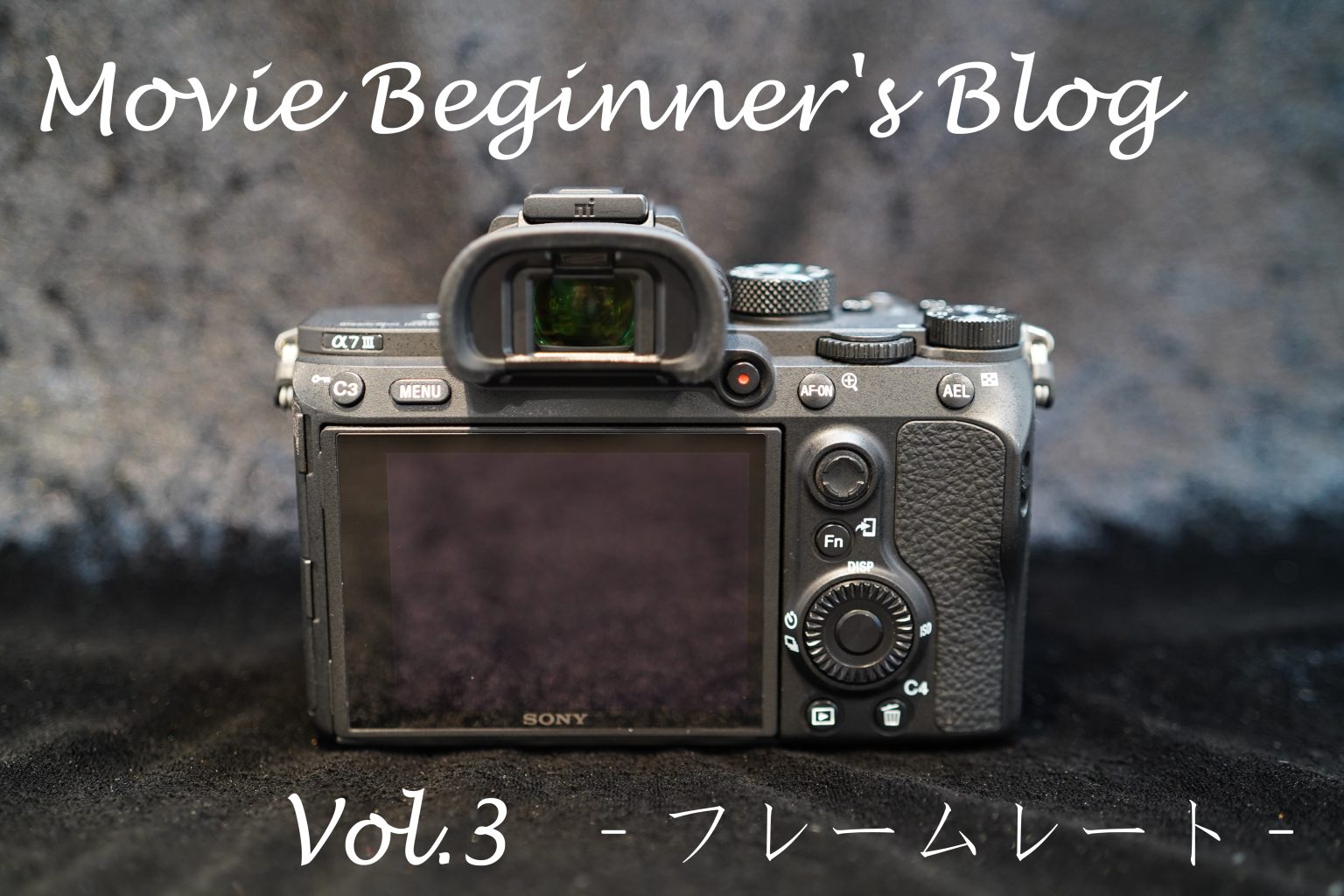 【SONY】Movie Beginner’s Blog Vol.3 -フレームレート-