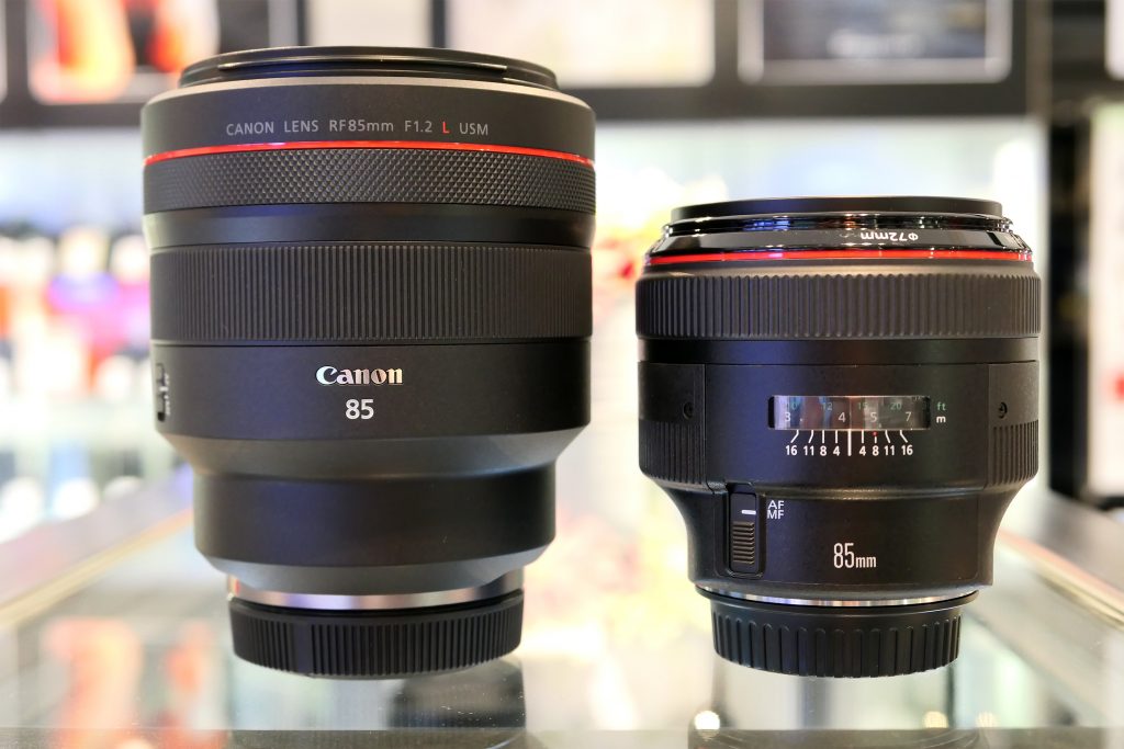 新旧共存】Canon EF 85mm F1.2L Ⅱ USMと RF85mm F1.2L USM | THE MAP ...