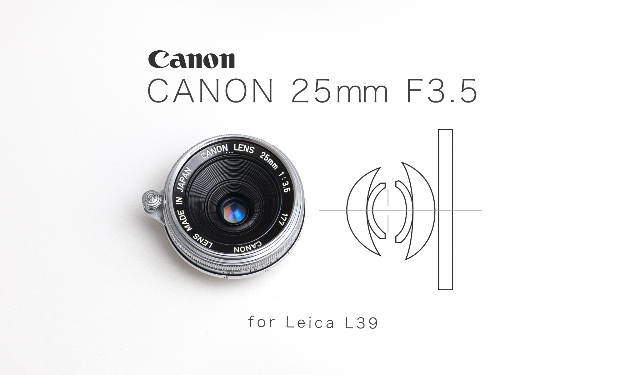 Canon 25mm F3.5 L39マウント-