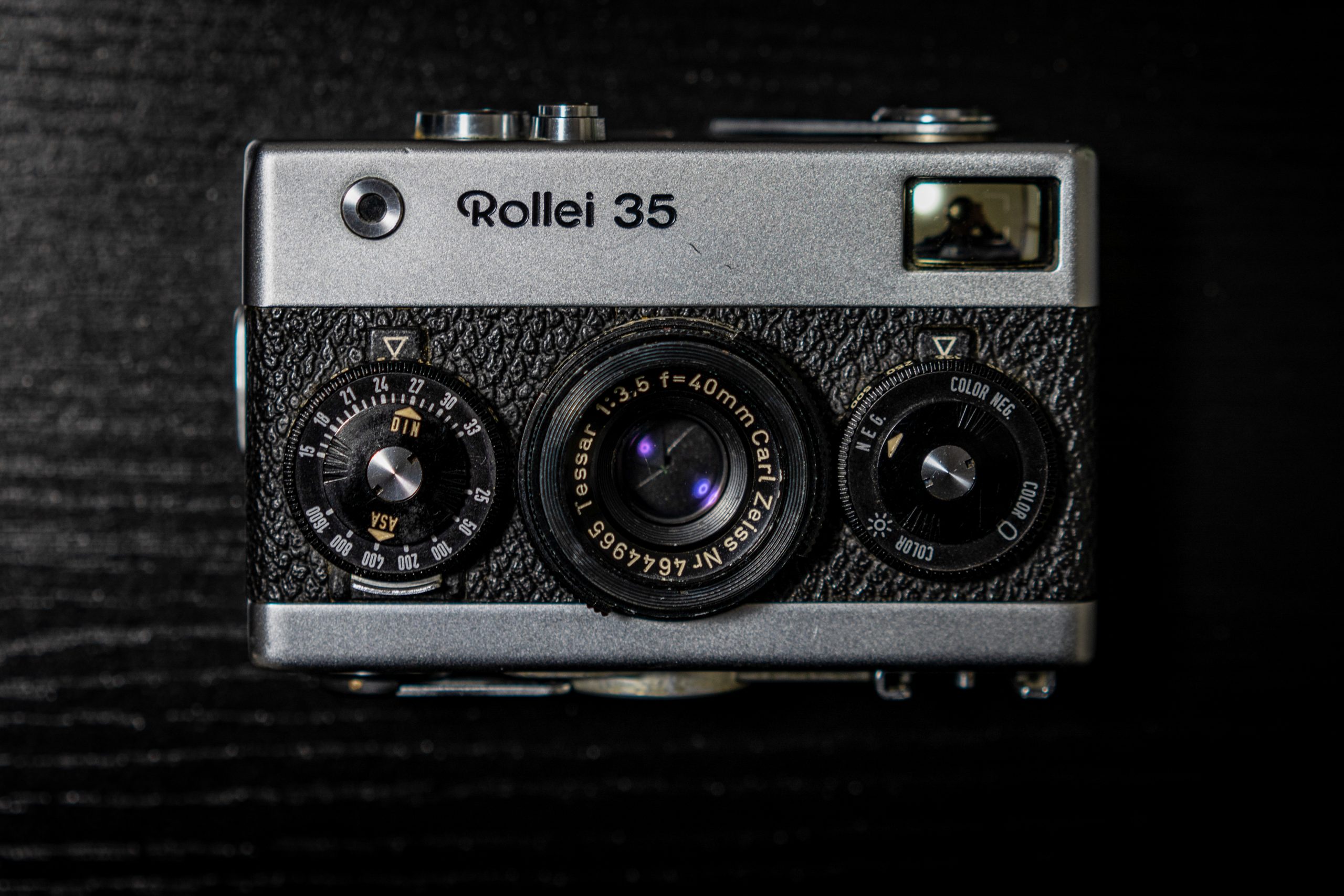 完動 Rollei 35 ローライ Black フィルムカメラ 露出計バッチリ！