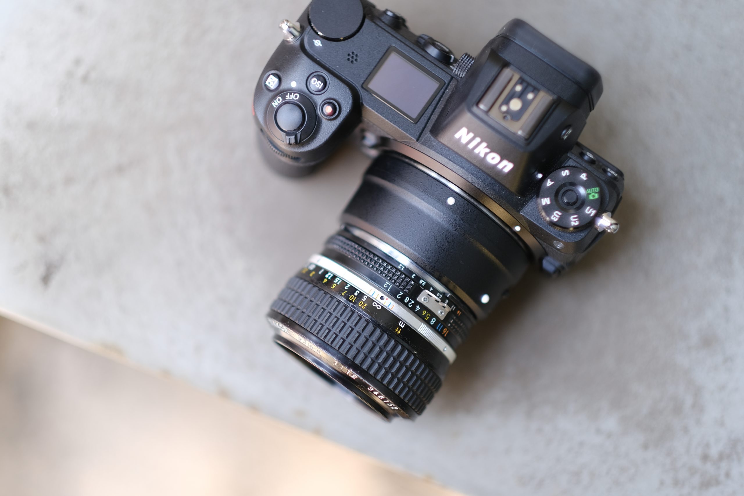 超美品 ニコン AI-S NIKKOR 50㎜ f1.2 MF　レンズ　Y658