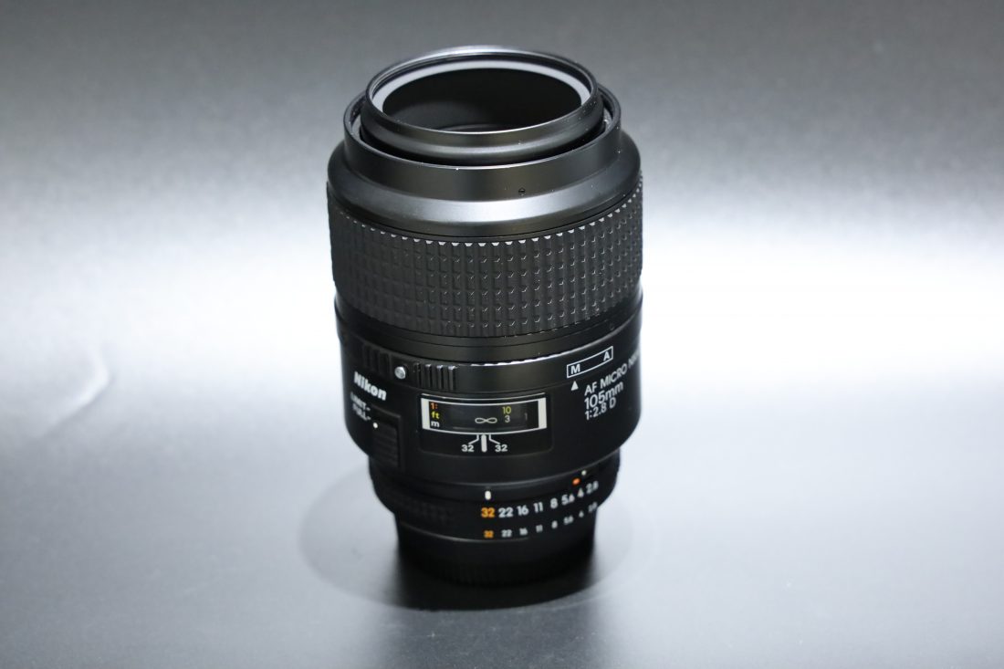 Nikonニコン AI-AFマイクロニッコールNIKKOR105mm f2.8D - レンズ(単焦点)