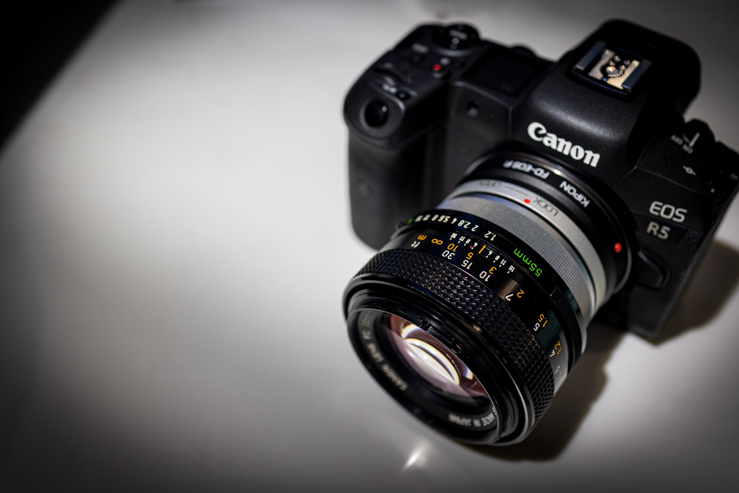 Canon LENS FD 55mm F1.2 S.S.C. くもりの無い光学-