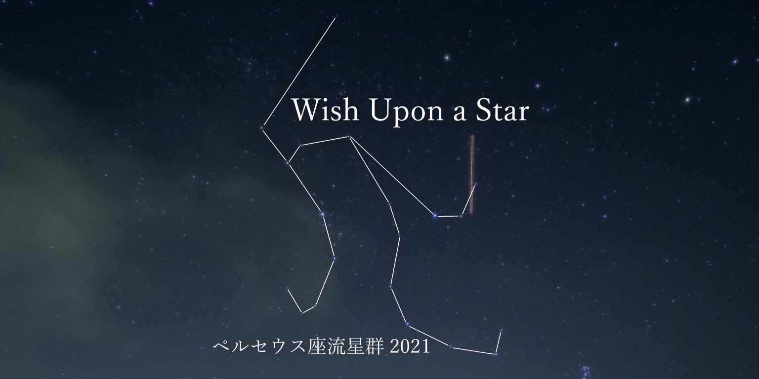 【Wish Upon a Star】ペルセウス座流星群 2021