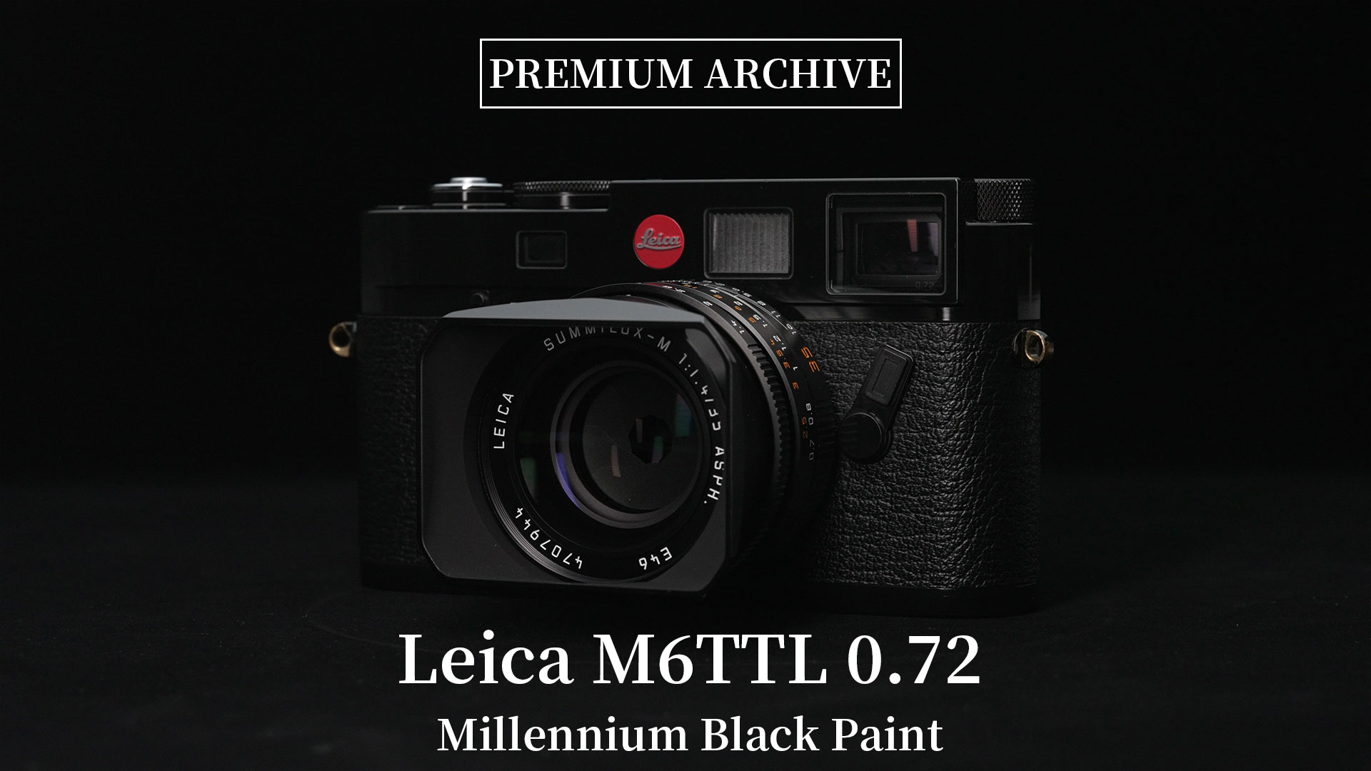 【PREMIUM ARCHIVE #12】M6TTL 0.72 ミレニアムモデル