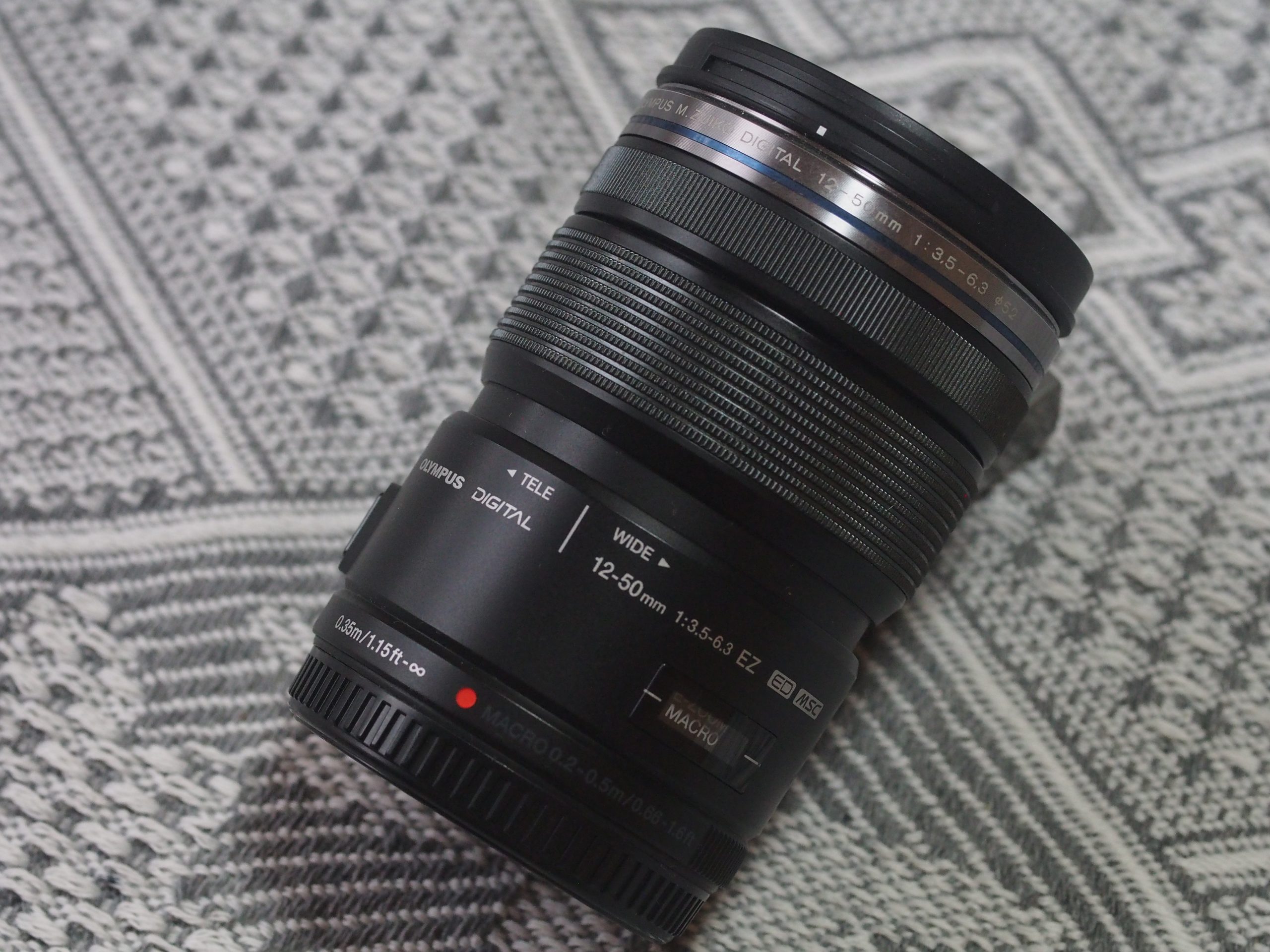 良品】OLYMPUS M ED12-50 F3.5-6.3 EZ ブラック - カメラ