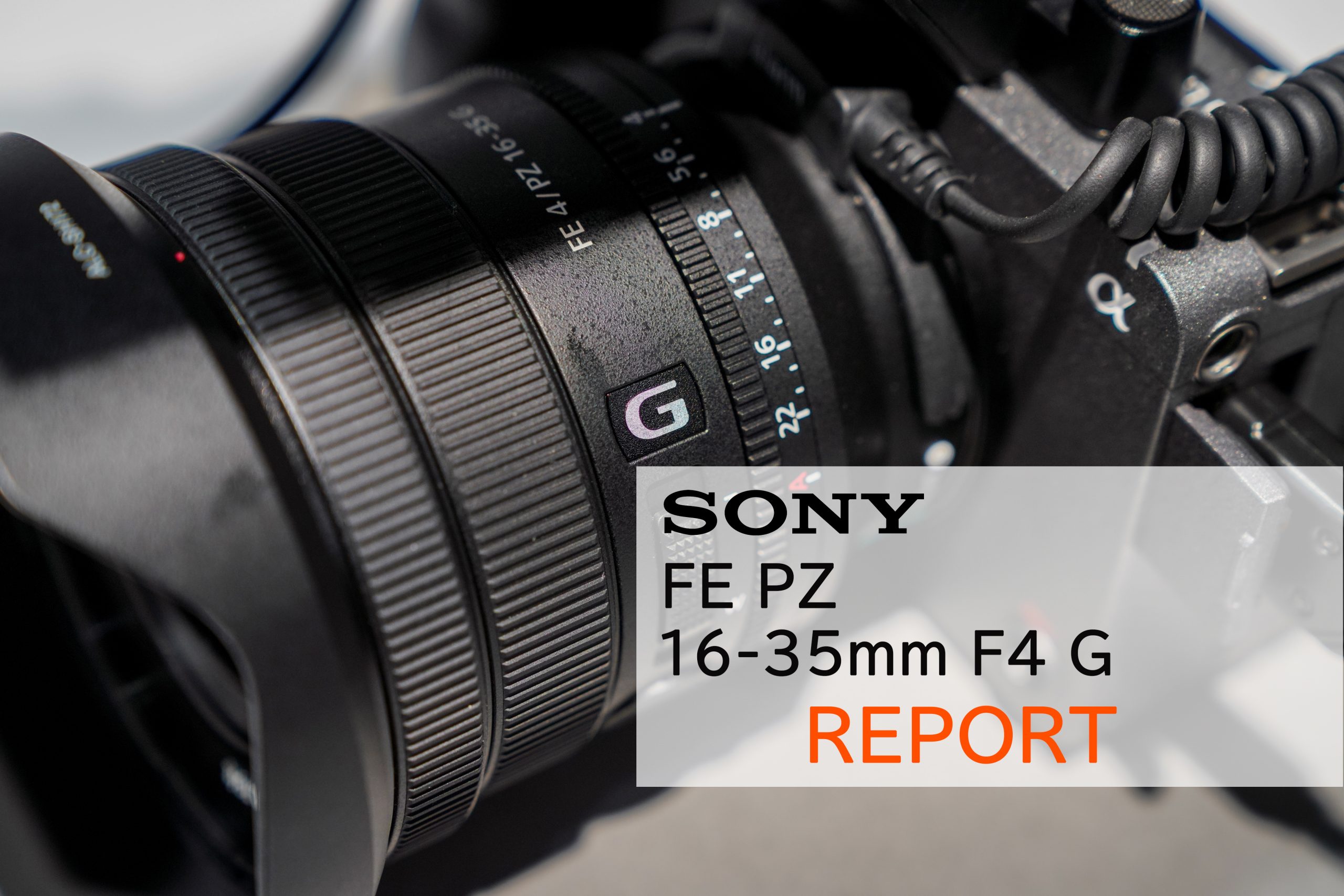 箱及び付属品は欠品なしですSONY E マウントFE PZ 16-35mm F4 G