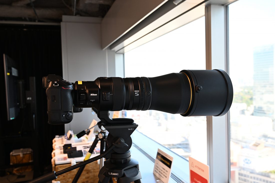 Nikon】Zマウント超望遠の本命『NIKKOR Z 600mm F4 TC VR S』先行展示