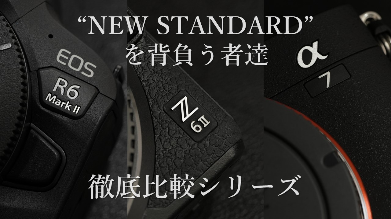 【徹底比較シリーズ】NEW STANDARDを背負う者達。EOS R6 MarkⅡ & Z6Ⅱ ＆ α7Ⅳ