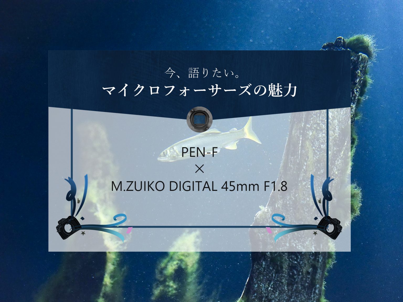 【OM SYSTEM】今、語りたい。マイクロフォーサーズの魅力~PEN-F×M.ZUIKO DIGITAL 45mm F1.8~
