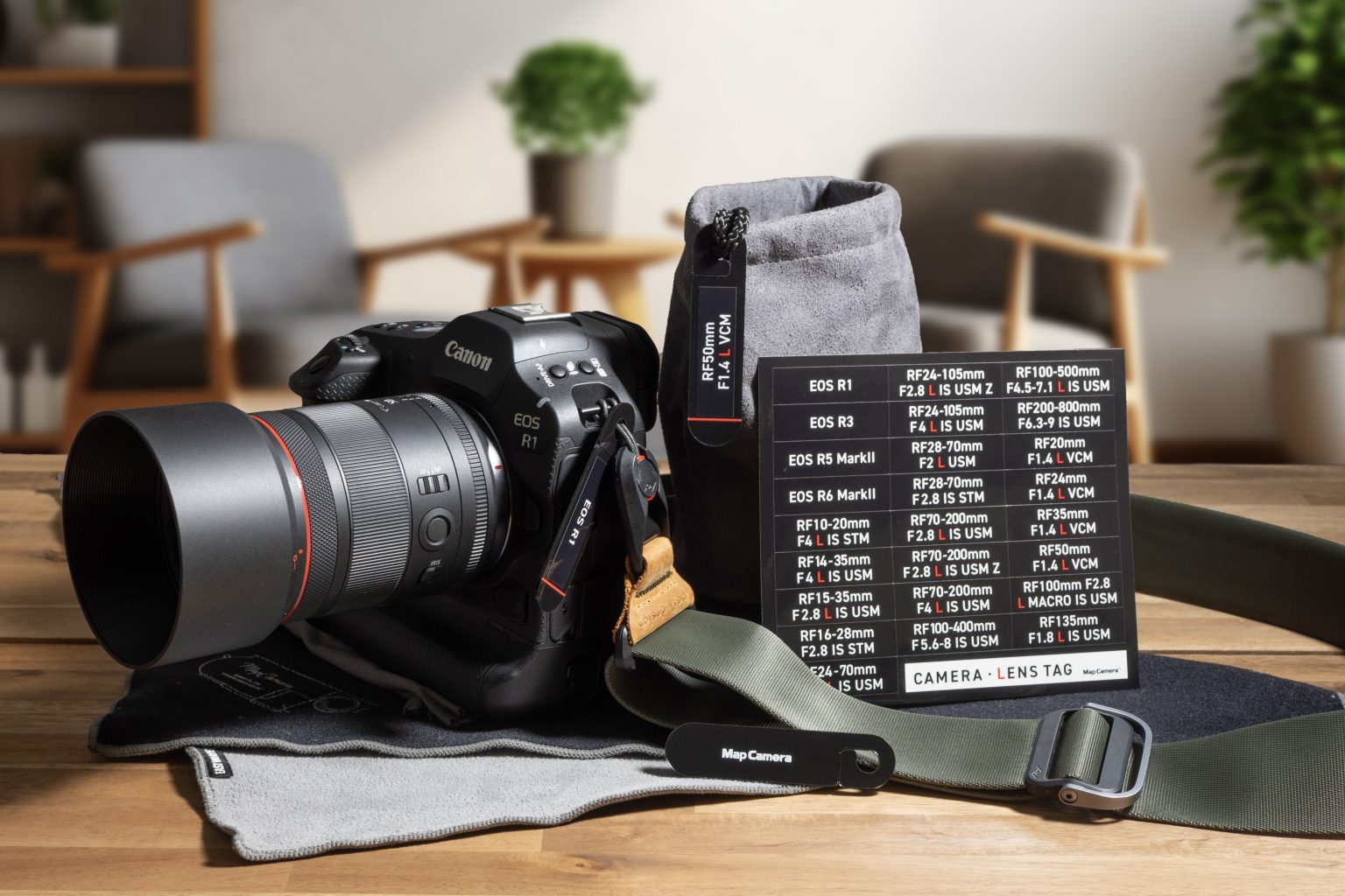 【Canon】マップカメラ数量限定!オリジナル「CAMERA・LENS TAG」プレゼント!