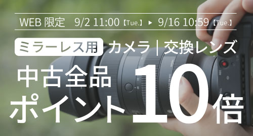 中古ポイント10倍