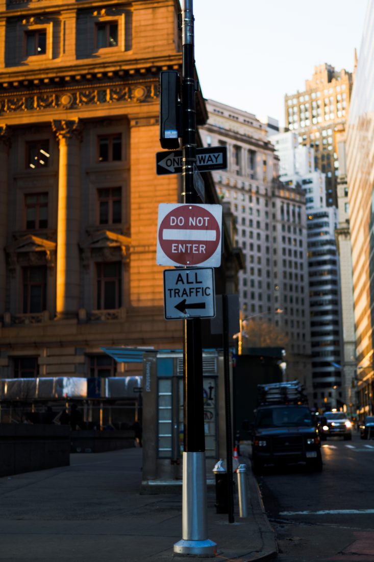 【EOS 5D Mark IVにPlanar T* 50mm F1.4 ZEを装着して撮影】NYの道路標識