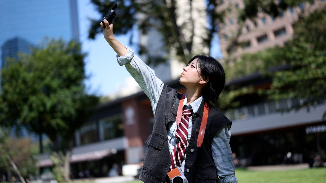実際に撮影をしている様子