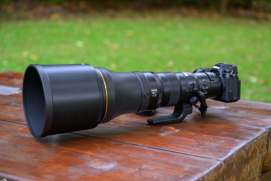 Nikon Z6IIIにNIKKOR Z 800mm F6.3 VR Sを装着した物撮り