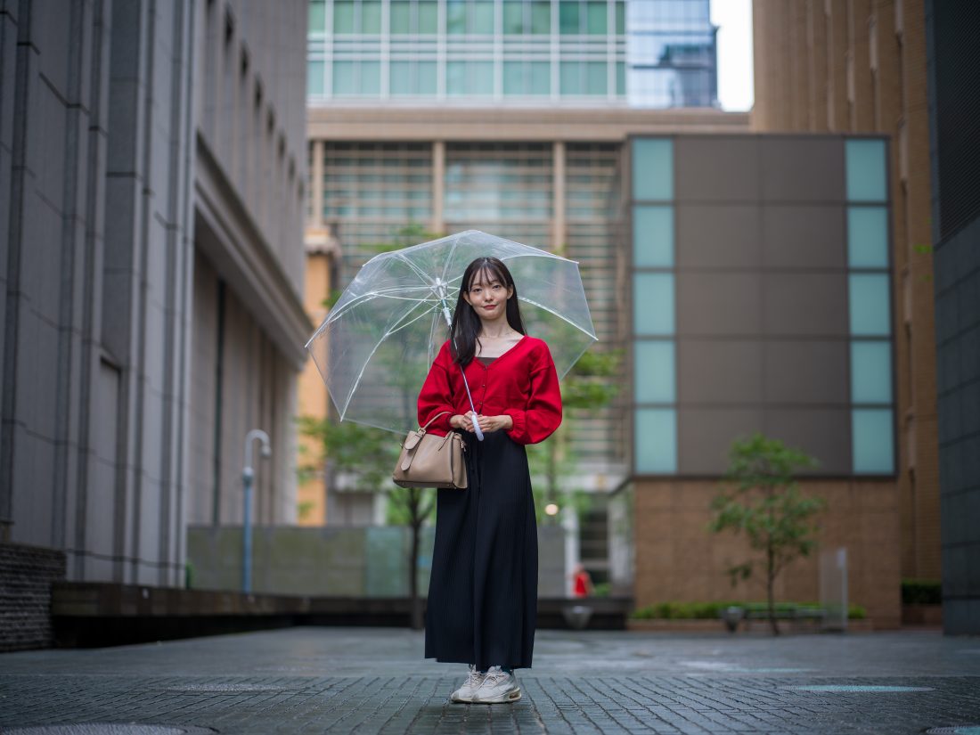 HASSELBLAD X2DⅡとXCD80mmで撮影した雨の日ポートレート