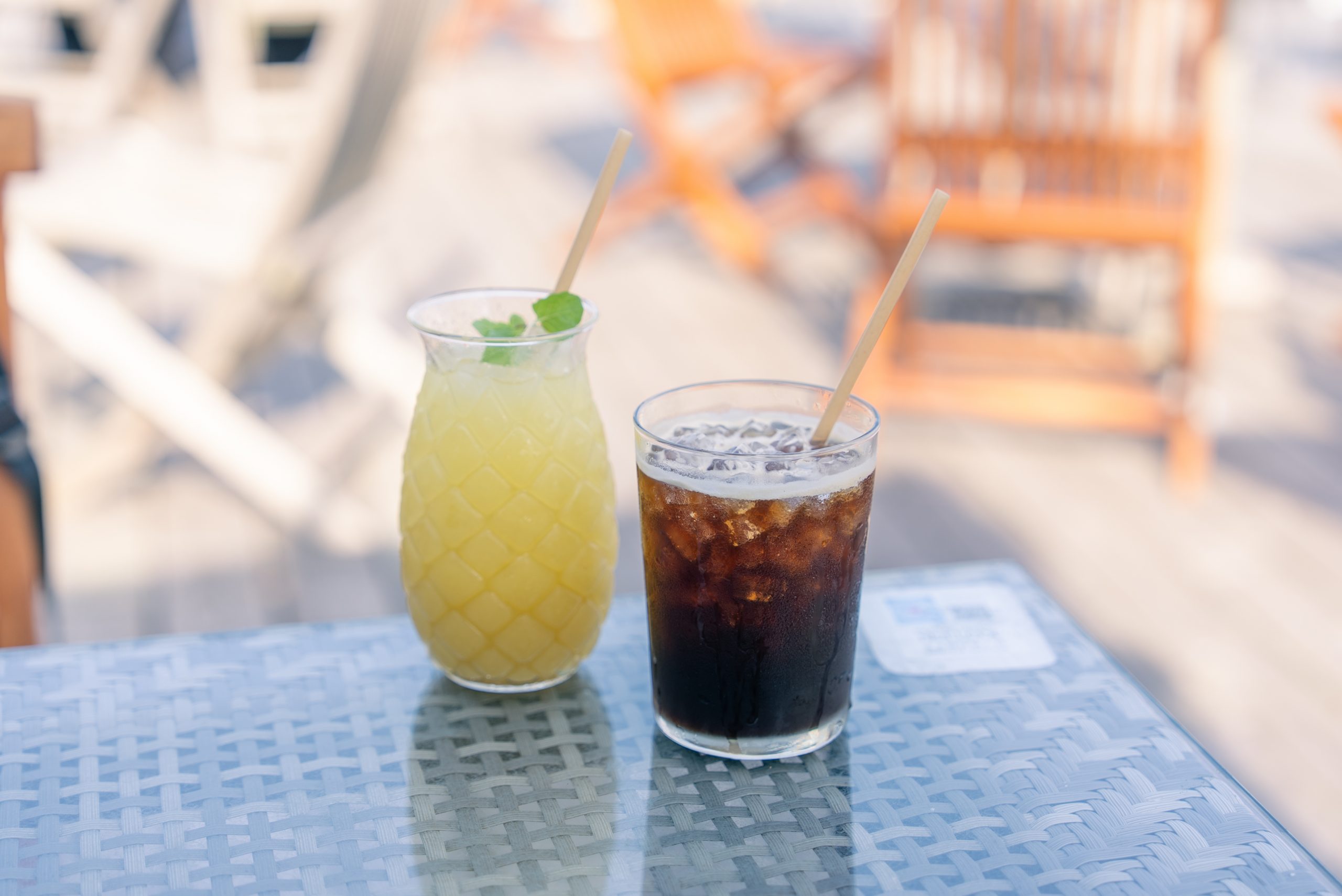 α7IVで撮ったサンカフェのテーブルフォト