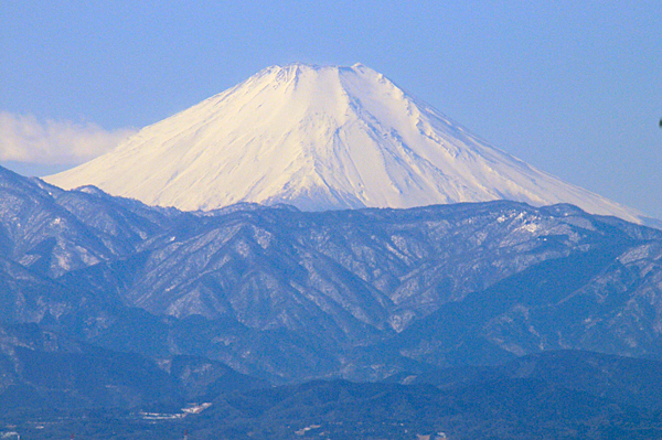 新宿から見た富士山