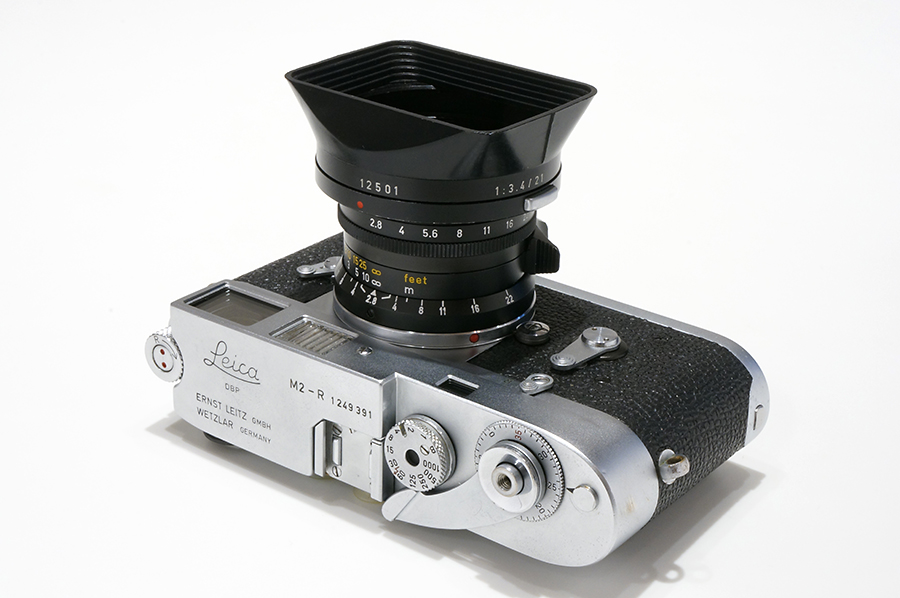 Leica 12501 スーパーアンギュロン用 フード - フィルムカメラ