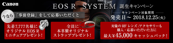 EOS R SYSTEM誕生キャンペーン