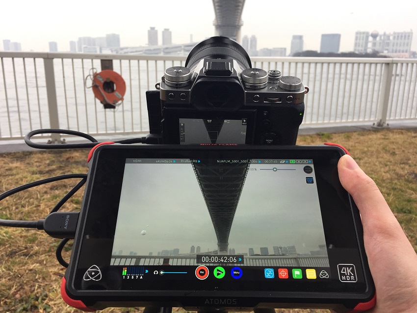 4K HDR動画 外部レコーダー/モニター ATOMOS NINJA FLAME-