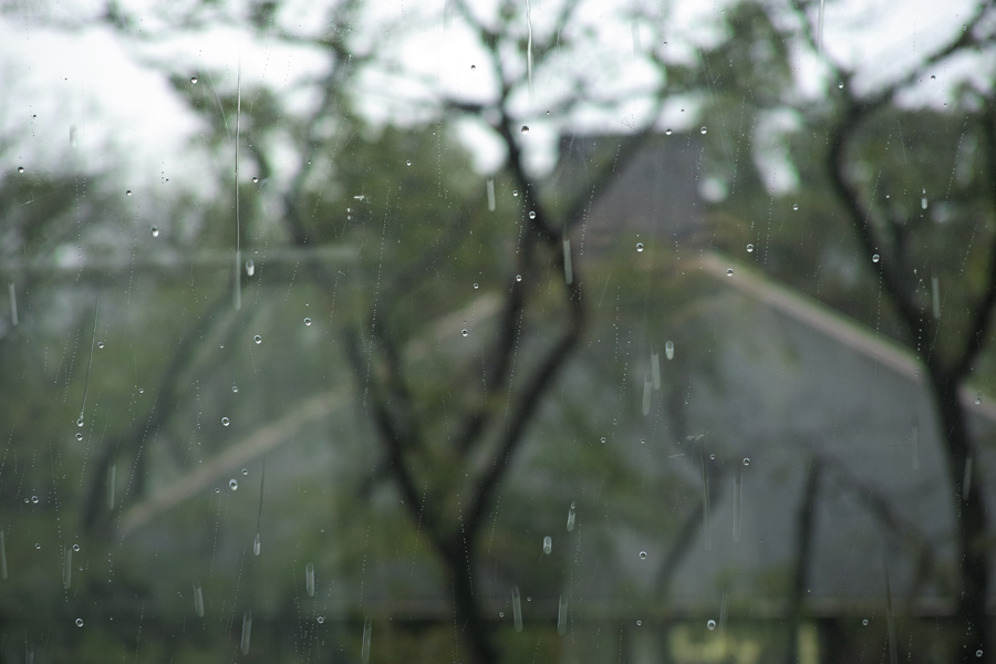 鷹の台ホール/雨の日