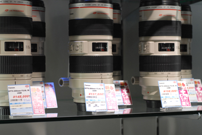 1号店4階 Canon L Lens