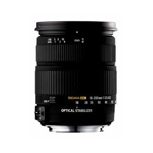 SIGMA　18-200mm F3.5-6.3 DC OS　