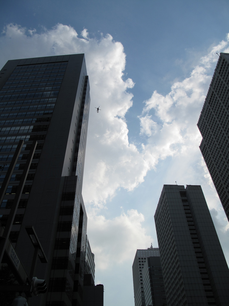 新宿上空