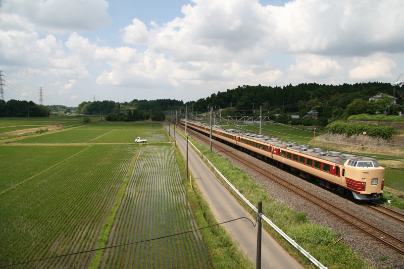 南酒々井駅付近にて