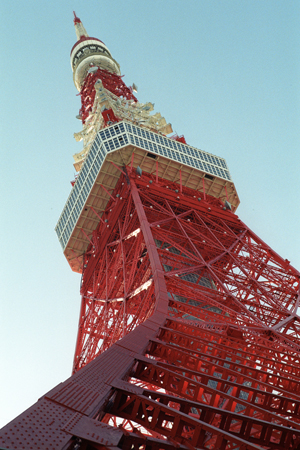 東京タワーの足下