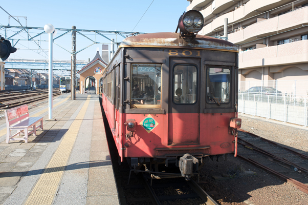 銚子駅に停まるデハ801