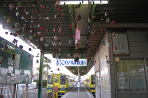 大原駅のいすみ鉄道乗り場