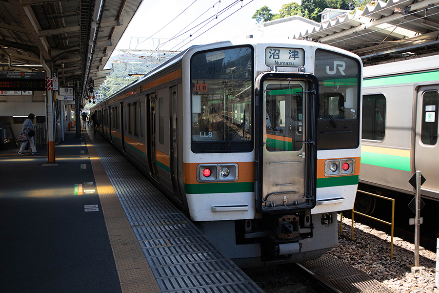 熱海駅での乗り換え