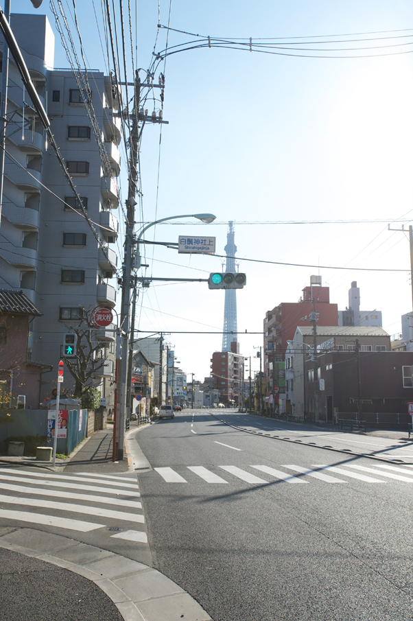 白鬚神社を出発