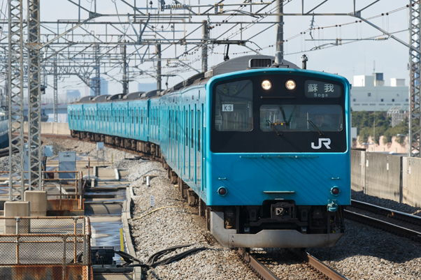 京葉線201系（葛西臨海公園駅にて）2