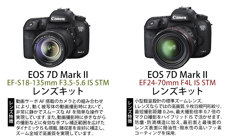 HOTSALE ☆キヤノン / CANON EOS 7D Mark II EF-S18-135 IS STM レンズ ...