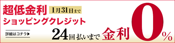 ショッピングクレジット1月31日まで