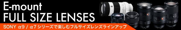 E-mount FULL SIZE LENSES