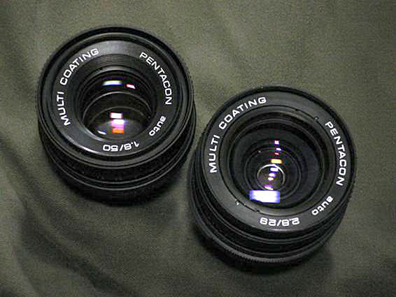 Pentacon auto 50-mm F1.8  レンズ