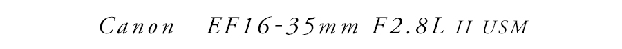 Canon EF16-35mm F2.8L II USM