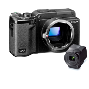 RICOH GXR ボディ + MOUNT A12 セット（電子ビューファインダー VF-2付き）