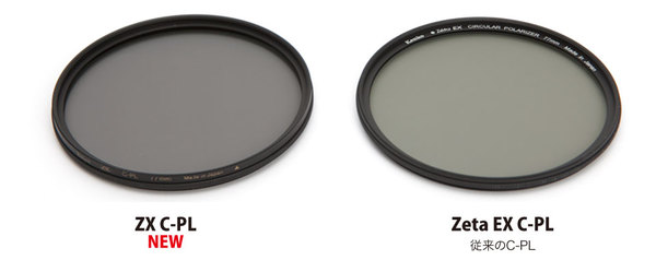 Kenko PLフィルター ZX サーキュラーPL 52mm 高透過偏光膜採用 撥水